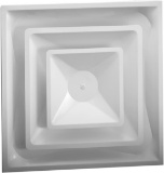 Drop Ceiling HVAC Supply Grille - for T-Bar Lay-in - 2 Coned - 24