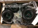 Heavy Duty Garden Dump Cart Wagon Carrier Wheel