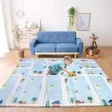 Bammax Play Mat, Foldable Baby Playmat Waterproof Reversible Kids Crawling Mat - $56.98 MSRP