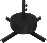 Superjare Umbrella Base Weight Bag with Cross Base, up to 85 Pounds, Suitable for Patio Umbrellas