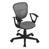 FurnitureR Mid Back Mesh Computer Chair Swivel Task Desk Chair