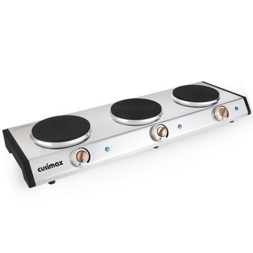 triple burner hot plate