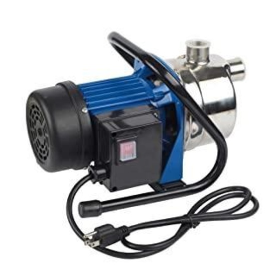 EXTRAUP 1.6HP Stainless Steel Electronic Portable Shallow Well Pump