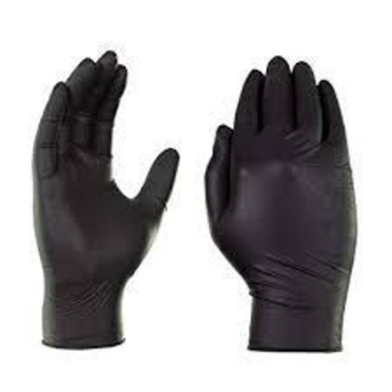 Glove Plus Black Nitrile Gloves MEDIUM 100 Gloves/Box