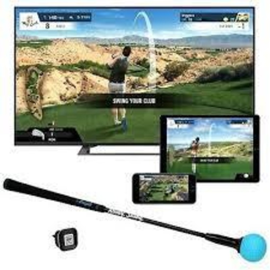 Phigolf Mobile and Home Smart Golf Game Simulator with Swing Stick WGT Edition