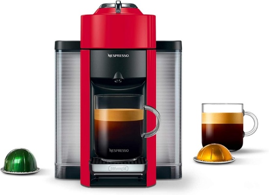 Nespresso by De'Longhi ENV135R Coffee and Espresso Machine by De'Longhi, Red $198.99 MSRP