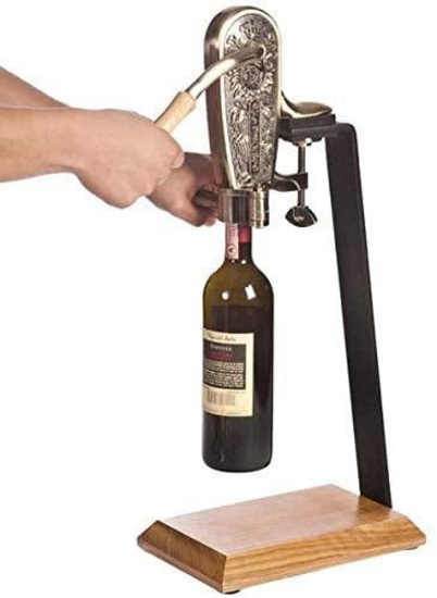 Franmara 4085SET Le Grape Brass-Plated Counter Mount Wine Bottle Opener with Table Stand - $124.89
