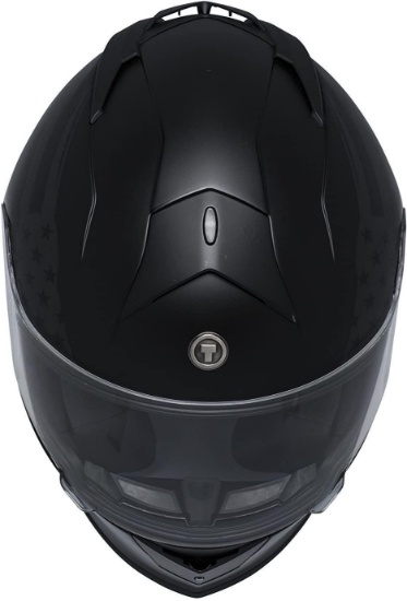 Torc Bluetooth Integrated Mako Full Face Helmet with Flag Graphic