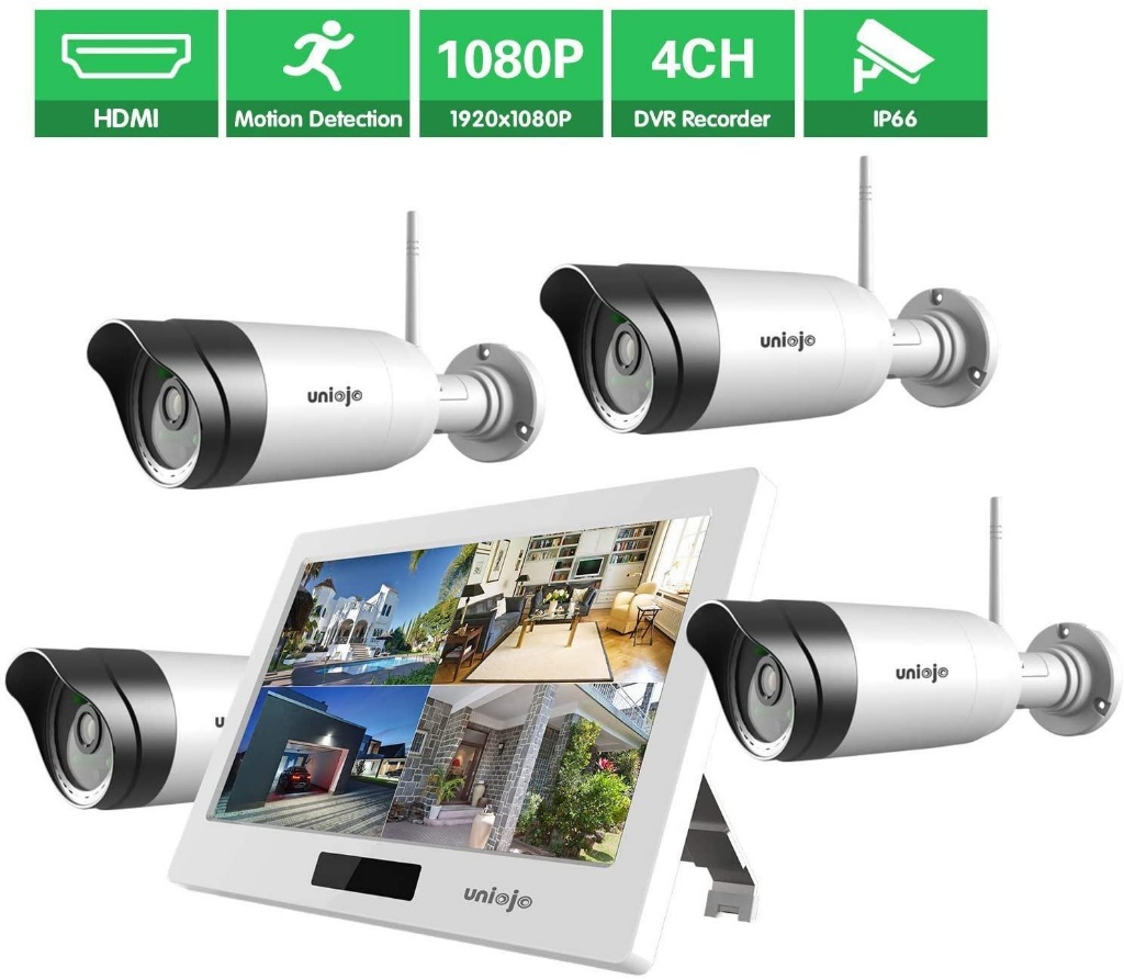 uniojo 1080p dvr with 10.1inches lcd touch screen monitor quotation