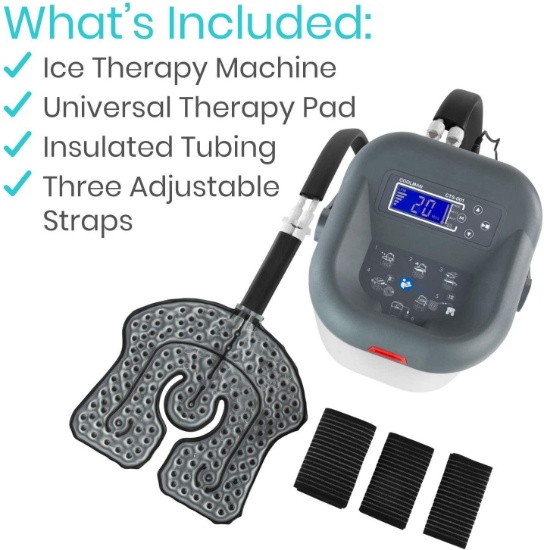 Vive Cold Therapy Machine - Large Ice Cryo Cuff- Flexible Cryotherapy Freeze Kit System $171.29 MSRP