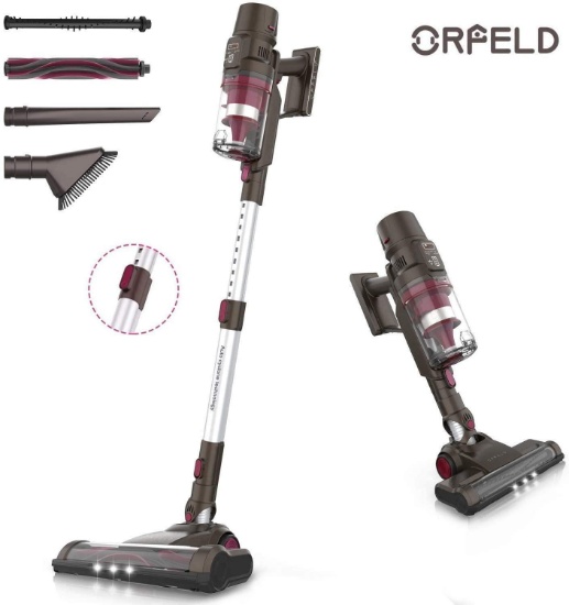 Orfeld Cordless Vacuum, 22000pa Stick Vacuum 5 in 1 (B08736YYC5)(C10A) - $139.99 MSRP