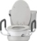 NOVA Toilet Seat Riser with Handles, Raised Toilet Seat (For Under Seat) with Padded Arms