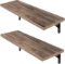 Magicfly Wall Mounted Floating Shelves, Wood Shelves Wall Mounted for Bedroom, Kitchen, Bathroom