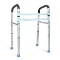 OasisSpace Stand Alone Toilet Safety Rail - Heavy Duty Medical Toilet Safety Frame for Elderly