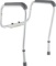 Medline Toilet Safety Rails, Safety Frame for Toilet with Easy Installation, Height Adjustable Legs