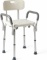 Medline Shower Chair Bath Seat with Padded Armrests and Back,Great for Bathtubs,Supports Up to 350Lb