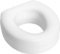 HealthSmart Portable Elevated Raised Toilet Seat Riser that fits Most Standard Seats, White