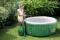 Coleman SaluSpa Inflatable Hot Tub Spa, Green and White