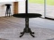 East West Furniture Dublin Table-Black Finish Pedestal Legs (Table Top Not Included)