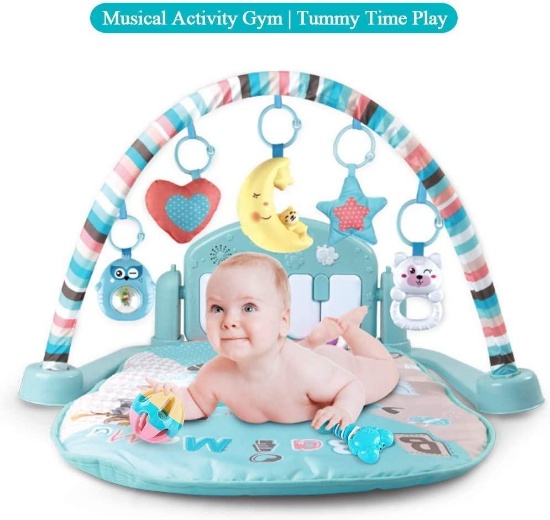 Temi Baby Gyms and Activity Play Mat Kick and Play Piano Gym Centers with Music and Lights