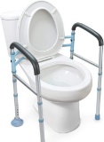 OasisSpace Stand Alone Toilet Safety Rail - $56.99 MSRP