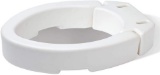 Carex Elongated Hinged Toilet Seat Riser