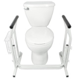 Vive Stand Alone Toilet Rail - Medical Bathroom Safety Assist Frame with Support Grab Bar $74.98MSRP