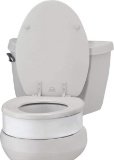 NOVA Toilet Seat Riser, Raised Toilet Seat (For Under Seat), For Standard Toilet Seat