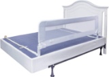 Toddler Bed Rail Guard for Kids Twin Double Full Size Queen and King (Grey-XL)