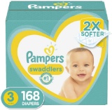 Diapers Size 3, 168 Count - Pampers Swaddlers Disposable Baby Diapers $43.45 MSRP