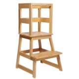 SDADI Kids Kitchen Step Stool with Safety Rail -for Toddlers 18 Months and Older,Natural $79.92 MSRP