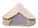 Dream House Diameter 3M Cotton Canvas Winter Camp Sibley Tent Waterproof Bell Tent