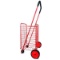Folding Shopping Cart Rolling Wheels with Bag (Red)