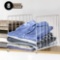 Urban Deco Closet Shelf Dividers-Wire Shelf Wood Closet Organizers and Storage-8 Packs White Coated