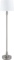 CO-Z Modern Floor lamp with White Shade and Steel Brushed Base, Standing Floor lamp for Living Room