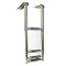 Amarine Made 4 Step Wide Steps Stainless Steel Telescoping Boat Ladder Swim Step More Durable Pedal