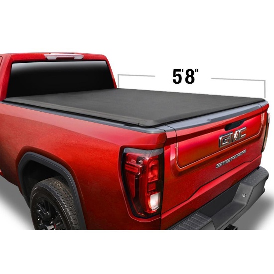 Roll Up Truck Bed Tonneau Cover Compatible with 2014-2019 Chevy Silverado/GMC Sierra $179.00 MSRP