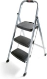 Rubbermaid RM-3W Folding 3-Step Steel Frame Stool with Hand Grip and Plastic Steps $154.42 MSRP