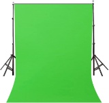 Lylycty Background 5x7ft Non-Woven Fabric Solid Color Green Screen Photo Backdrop Studio $13.88 MSRP