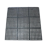 Rubber-Cal 03-122-INT-BKDura-Chef Commercial Interlock Anti-Fatigue Rubber Matting,Black $23.00 MSRP