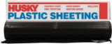 Husky CF0606B 6 ML Polyethylene Plastic Sheeting, 6' x 100', Black $29.82 MSRP