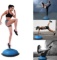TECHMOO Half Balance Ball Trainer Indoor Yoga Gym Training Full-Body Workout Equipment, Blue