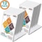 NIUBEE 12Pack Slant Back Acrylic Sign Holder 8.5x11 inches,Clear Vertical Picture Frames $44.49 MSRP