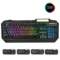 Lumsburry RGB LED Backlit Gaming Keyboard with Anti-ghosting (Cool Black) $24.99 MSRP