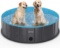 Lunaoo Foldable Dog Pet Pool Portable Kiddie Pool for Kids, PVC Bathing Tub, Outdoor Swimming Pool