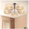 Acrylic Chandelier with 5 Lights Chrome Finish 80102-5