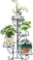 Classic Tall Plant Stand Art Metal Flower Holder Pot Stand Holder 4 Tier Garden Decoration Display