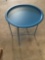 Tray Metal Round Side End Table