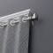 Coquilles Window Single Curtain Rods Square Finials
