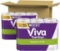 Viva Signature Cloth TaskSize Paper Towels, White, 2 Packs of 6 Family Rolls